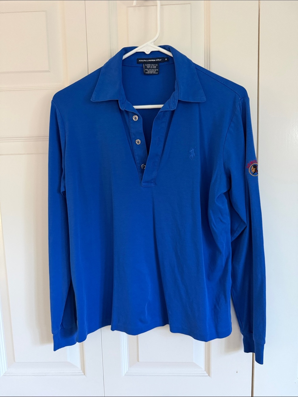 Ralph Lauren Long-Sleeve Polo Shirt - Royal Blue golf